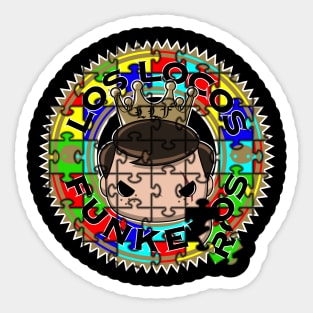 Los Locos Funkeros - Autism Awareness Sticker